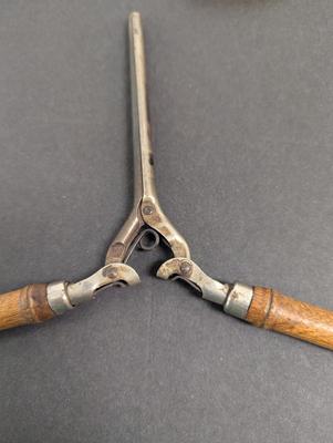 Antique Orange Top Candles Hair Curling Device Manicure Kit