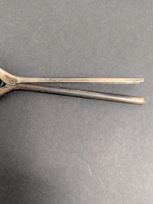 Antique Orange Top Candles Hair Curling Device Manicure Kit