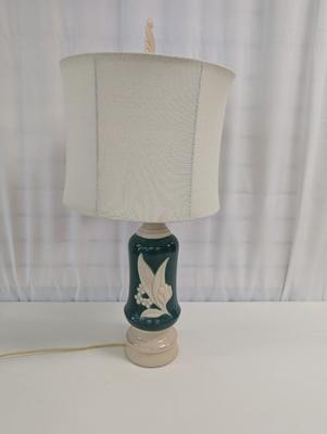Mid-Century Alacite Aladdin Electric Lamp - Lily Of The Valley Pattern