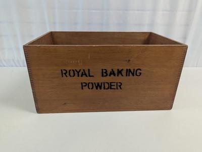 Antique Royal Baking Powder Wooden Box