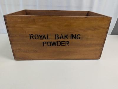 Antique Royal Baking Powder Wooden Box