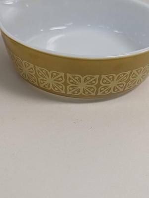 Vintage Pyrex Autumn Floral Casserole Dishes