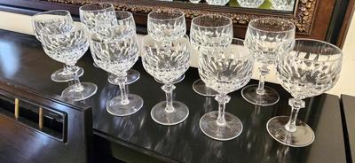 Lot #96 Lot of 11 Gorham Stemmed Wine Glasses
