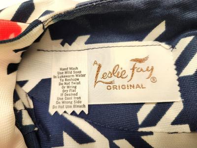 Lot #106 Vintage Leslie Fay Wrap Style Dress