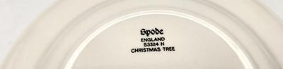 Lot #109 Spode "Christmas Tree" Small plates/bread butter plates