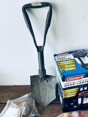 COLEMAN PERFECTFLOW STOVE, SHAKESPEARE FISHING POLE, COLEMAN QUAD LANTERN AND MORE!