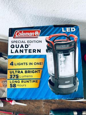 COLEMAN PERFECTFLOW STOVE, SHAKESPEARE FISHING POLE, COLEMAN QUAD LANTERN AND MORE!