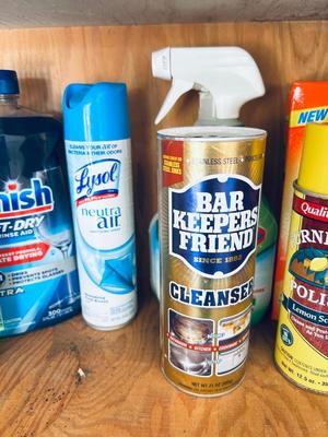 HOUSEHOLD CHEMICALS AND LIGHT BULBS