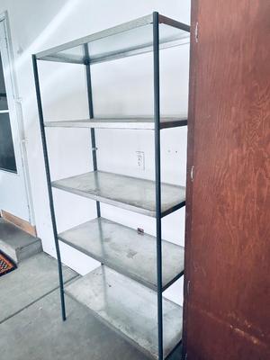 GARAGE CABINET AND SHELF