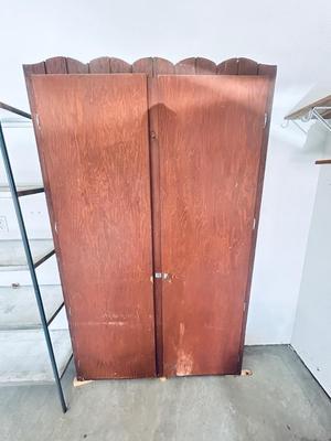 GARAGE CABINET AND SHELF