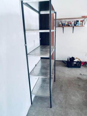 GARAGE CABINET AND SHELF