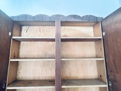 GARAGE CABINET AND SHELF