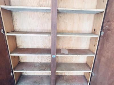 GARAGE CABINET AND SHELF