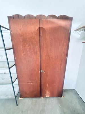 GARAGE CABINET AND SHELF