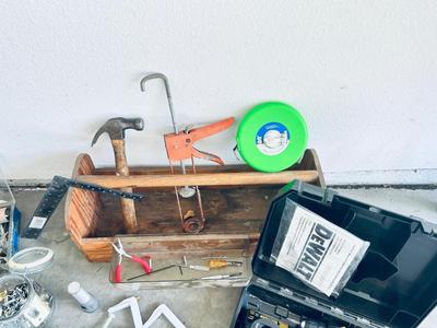 DEWALT CORDLESS DRILL, HAND TOOLS AND HARDWARE