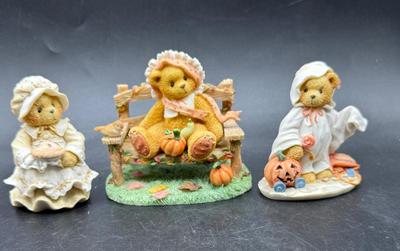 Cherished Teddies Set of 3: Patience 1994, Cathy 1997, Stacie 1994