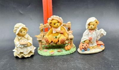 Cherished Teddies Set of 3: Patience 1994, Cathy 1997, Stacie 1994