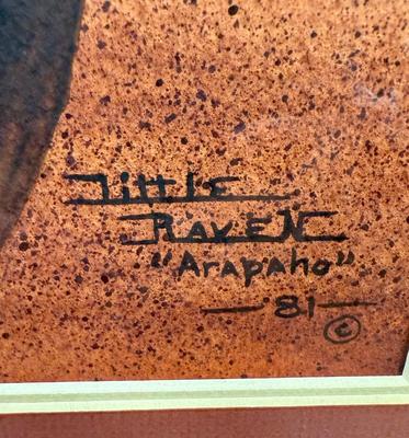 Framed Wall Art: Little Raven - Arapaho from 1981