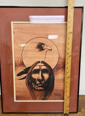 Framed Wall Art: Little Raven - Arapaho from 1981