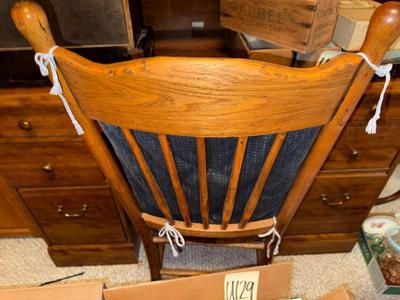 Sale Photo Thumbnail #785: U126-Antique Secretary desk w/chair