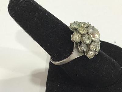 Vintage Rhinestone Cocktail Ring