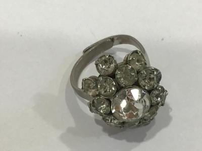 Vintage Rhinestone Cocktail Ring