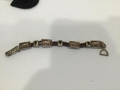 Braided Horse Bracelet