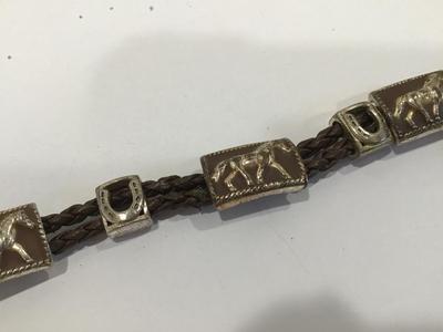 Braided Horse Bracelet
