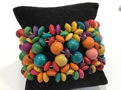 Wood Beaded Bracelet