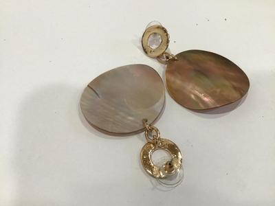 Large Abalone Earrings
