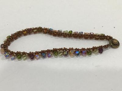 Vintage Bracelet Crystal Beads