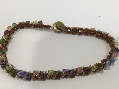 Vintage Bracelet Crystal Beads