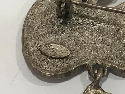 Danecraft Vintage Saxaphone Musical Brooch