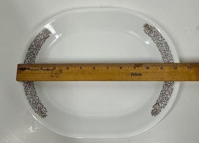 Vintage Corelli Serving Platter Woodland Brown