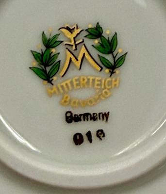 Vintage Mitterteich Bavaria Germany Flandre Yellow Rose Fine China 16” Oval Platter