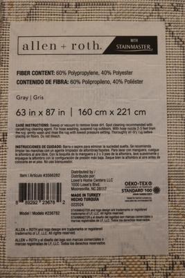 Allen Roth 7' x 5' Area Rug