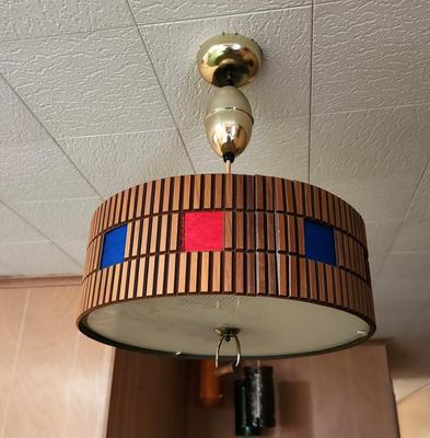 Lot #117 Fantastic Mid Century Modern Hanging Light Fixture