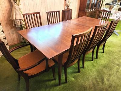 Lot #138 MCM Lenoir Chair Company Dining Room set - A BEAUTY!