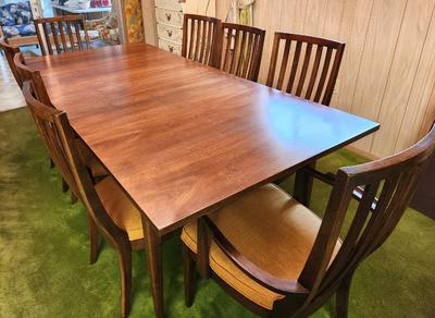 Lot #138 MCM Lenoir Chair Company Dining Room set - A BEAUTY!