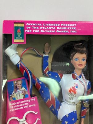 J. C. Penney Limited Edition Evening Sensation & Olympic Gymnast Barbies Lot 21