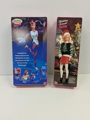 Special Edition Holiday Season & Redhead Olympic Gymnast Barbies Lot 22