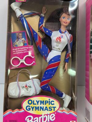 Special Edition Holiday Season & Redhead Olympic Gymnast Barbies Lot 22