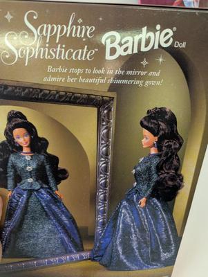 Special Edition Sapphire Sophisticate & Redhead Olympic Gymnast Barbies Lot 23