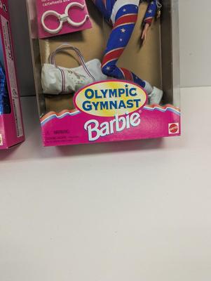 Special Edition Sapphire Sophisticate & Redhead Olympic Gymnast Barbies Lot 23