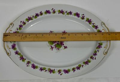 Vintage 16" Oval Serving Platter Printemps by WENTWORTH