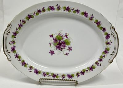 Vintage 16" Oval Serving Platter Printemps by WENTWORTH