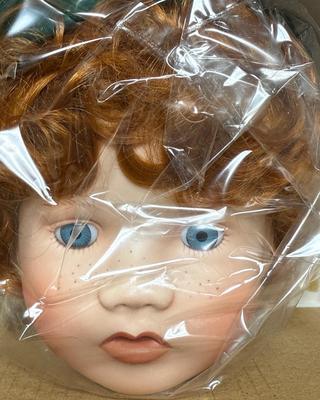 Vintage Knowles Porcelain Doll Molly and her Leprechaun A Little Irish Lass Kathy Barry Hippensteel