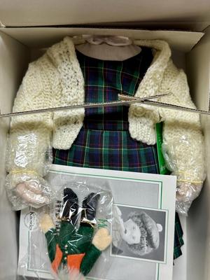 Vintage Knowles Porcelain Doll Molly and her Leprechaun A Little Irish Lass Kathy Barry Hippensteel