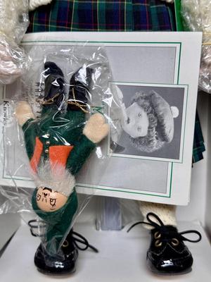 Vintage Knowles Porcelain Doll Molly and her Leprechaun A Little Irish Lass Kathy Barry Hippensteel