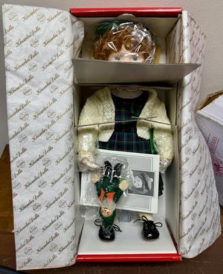 Knowles Collectible "MOLLY" Irish Lass Porcelain Doll By Kathy Barry-Hippensteel NIB